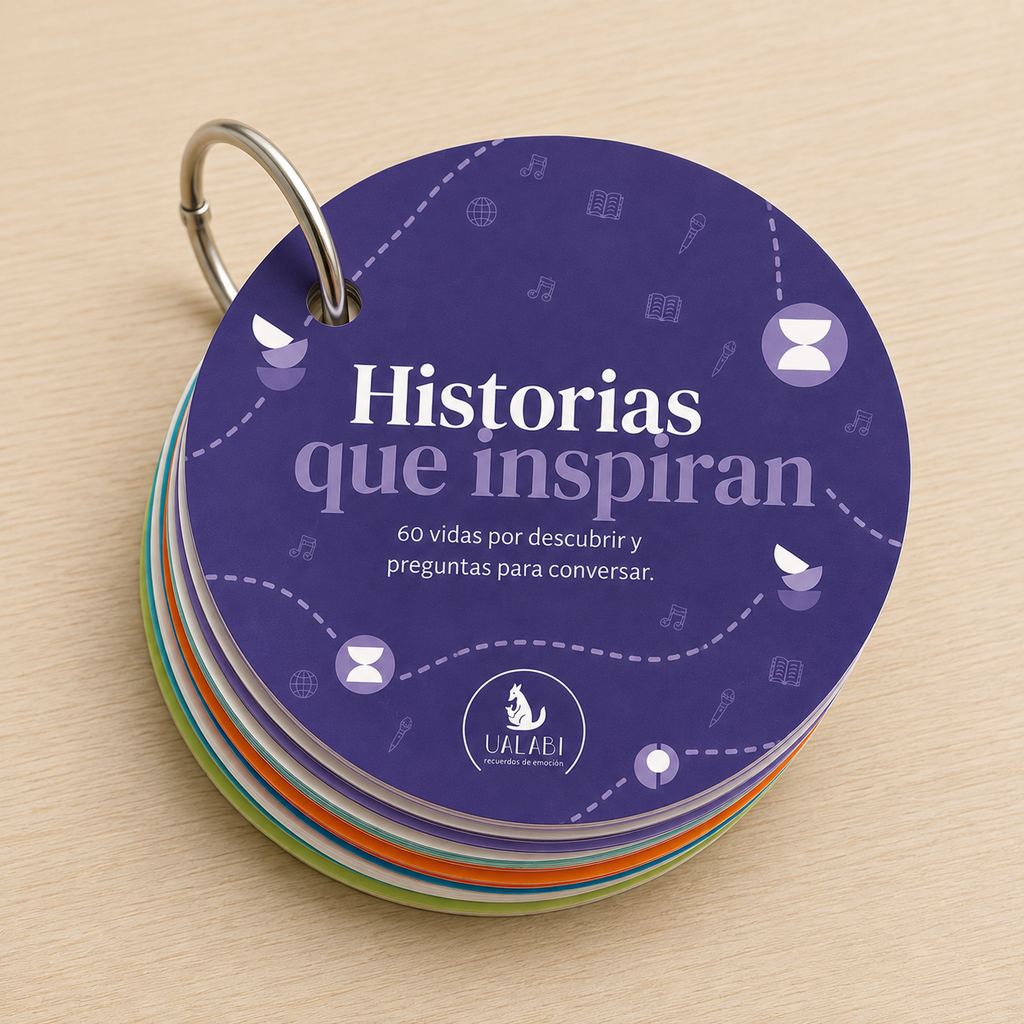 Tarjetas "Historias que inspiran" +9