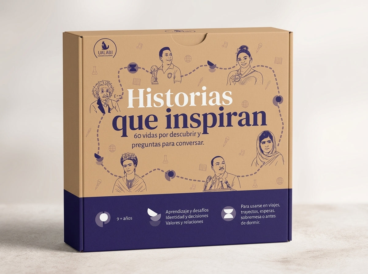 Tarjetas "Historias que inspiran" +9